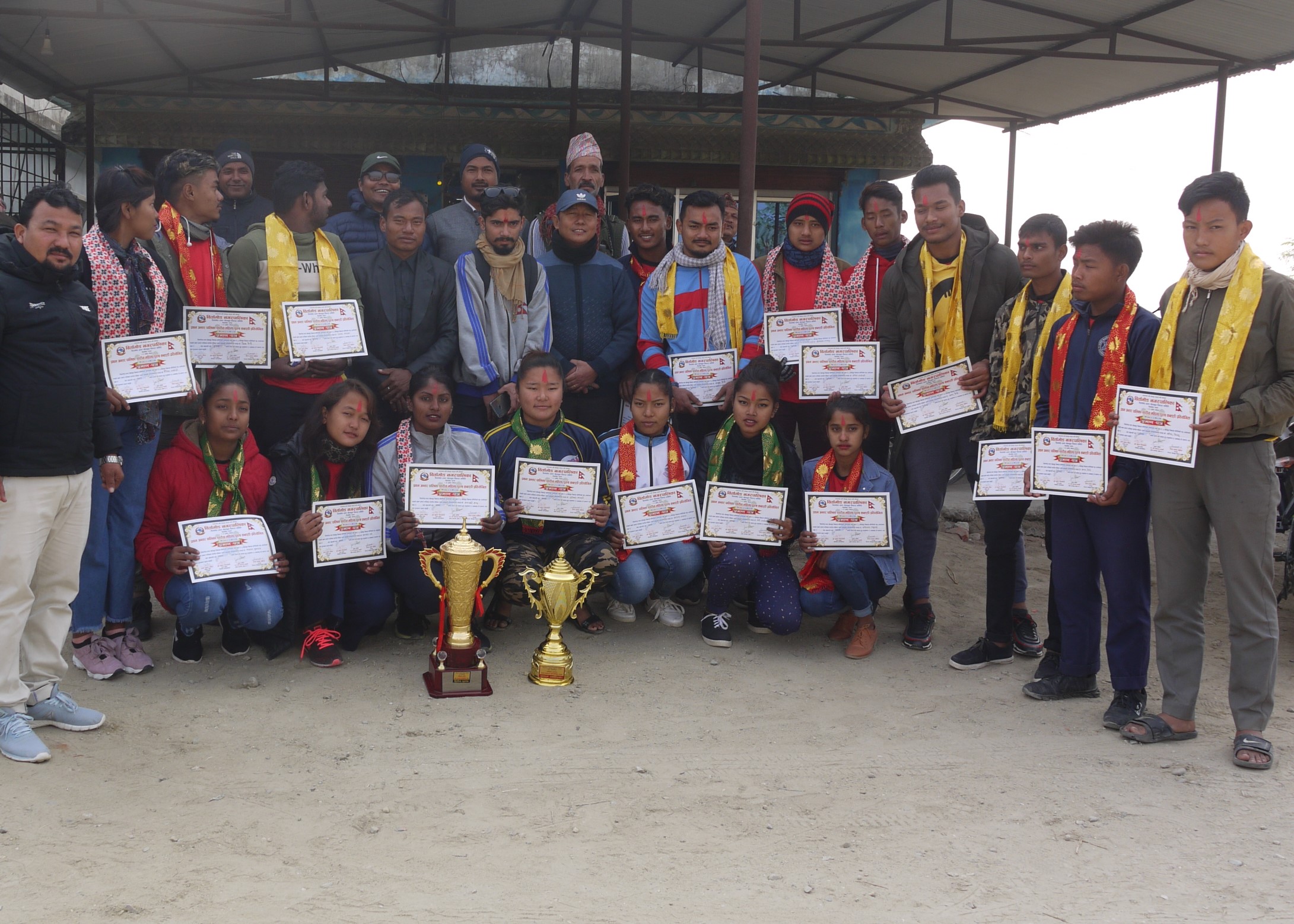 हल्दिवारी गाउँपालिकाले कवडी खेलाडीलाई सम्मान गर्‍यो