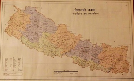 नेपालको नयाँ नक्शा राजपत्रमा प्रकाशित