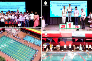 डीपीएस फुलबाड़ी में आयोजित सुरेन्द्र अग्रवाल इंटर स्कूल तैराकी प्रतियोगिता