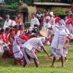 करम पूर्व संध्या, जो उरॉव समुदाय का दशहरा है, पर इनारुवा में भव्य तैयारी