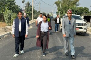 बिर्तामोड:बुट्टाबारी–प्याकुरेल चोक सडक स्तरोन्नति ८३ प्रतिशत सम्पन्न, दुई महिनाभित्र पूर्ण हुने