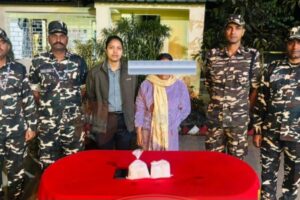 काँकडभिट्टा नाकामा १० किलो चाँदीसहित महिला पक्राउ