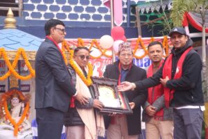 न्यूटन्स एजुकेशनको २३औँ वार्षिकोत्सव सम्पन्न, पत्रकार न्यौपानेलाई सम्मान