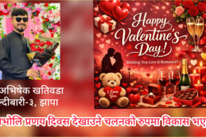 आजभोलि प्रणय दिवस देखाउने चलनको रुपमा विकास भएको छ :