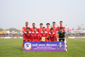 आर्मीको शानदार जित, चर्च ब्वाइजलाई ३-० ले हराउँदै झापा गोल्डकपको क्वार्टरफाइनलमा प्रवेश