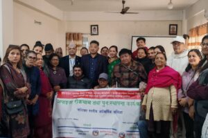 अर्जुनधारामा ४९२ अपाङ्ग व्यक्तिको स्वास्थ्य बीमा नगरप्रमुखको व्यक्तिगत पहलमा