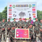 पाकिस्तान आर्मी टिम स्पिरिट प्रतियोगितामा नेपाली सेनालाई स्वर्ण पदक