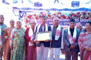उत्कृष्ट कार्यका लागि पत्रकार महासंघ झापा सम्मानित