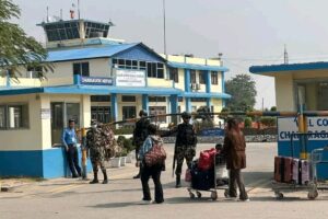 चन्द्रगढी विमानस्थलको सुरक्षामा सेना परिचालन