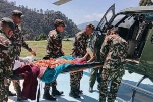 हेलिकप्टरबाट उद्धार गरिएकी सुत्केरी र नवजात शिशुको मृत्यु