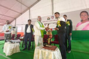 शिबु मुर्मुलाई ‘साधु रामचन्द मुर्मु – पं. रघुनाथ मुर्मु अवार्ड’ प्रदान