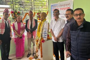 गोर्खा साहित्य शिरोमणि हरि प्रसाद ‘गोर्खा’ राईको शालिक अनावरण