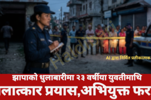 झापाको धुलाबारीमा २३ वर्षीया युवतीमाथि बलात्कार प्रयास, अभियुक्त फरार