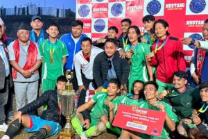 हल्दीबारीको नवकिरण क्लबलाई फाल्गुनन्द अध्यक्ष कपको उपाधि