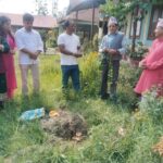 हल्दीबारीमा पूर्व प्रधानाध्यापकद्वारा माता–पिताको स्मृतिमा सरस्वती मन्दिर शिलान्यास