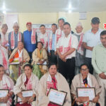हल्दीबारी रेडक्रसको २२ औँ साधारण सभामा असल सासु र बुहारी सम्मानित