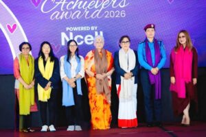 SP Basundhara Khadka honored with WOW Women Achievers Award