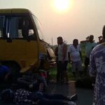 मेचीनगरमा स्कूल गाडीको ठक्करबाट मोटरसाइकल सवार दुई जनाको घटनास्थलमै मृ*त्यु*