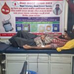 नेपाल रेडक्रसका नवनियुक्त केन्द्रीय कोषाध्यक्ष प्रेमसागर कर्माचार्यद्वारा मुगु पुगेर १८७ औँ पटक रक्तदान